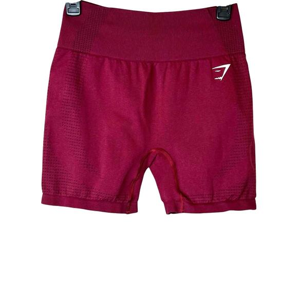 GYMSHARK the Vital Stretch Shorts in Maroon Women's Size Small - Picture 6 of 13